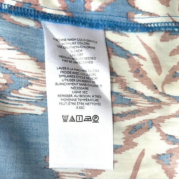 Maeve Printed Floral Flutter-Sleeve Babydoll Dress size 2X - Picture 9 of 11